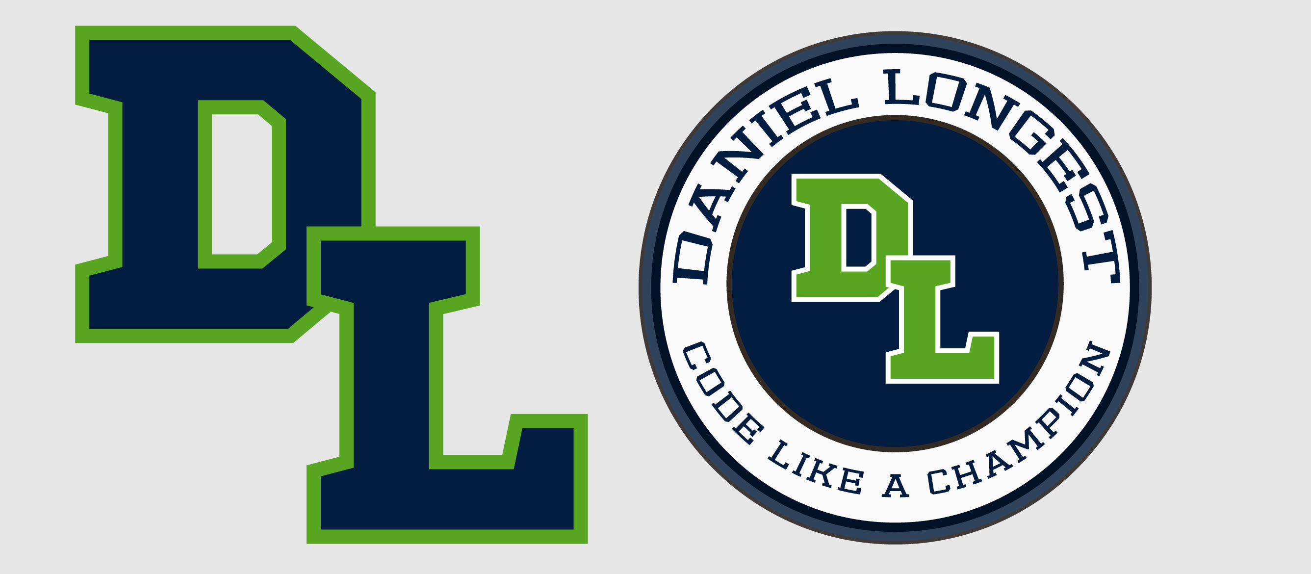 An image of the top two logo concepts for review.